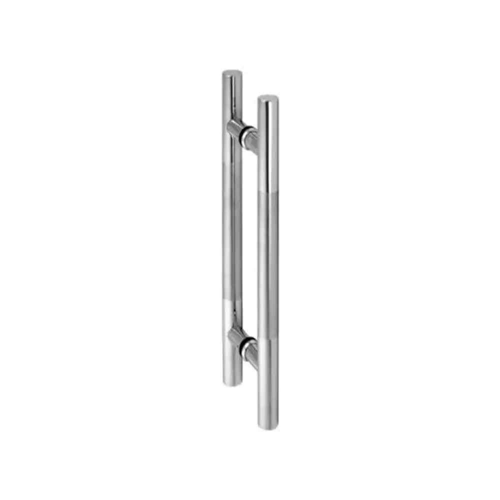 Ozone OGH-32x1300 mm H-Type Glass Door Handle - Polished and Satin Stainless Steel Finish