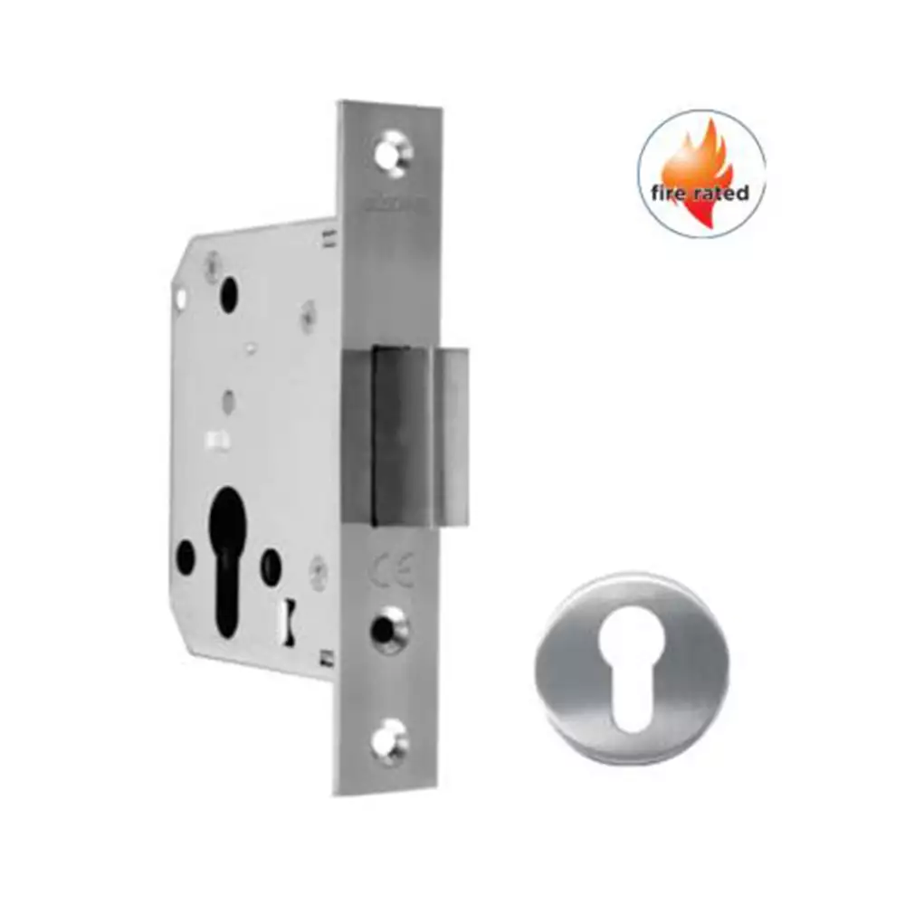 Ozone Closed Body Mortise Lock with Strike Plate, Double Throw Dead Bolt