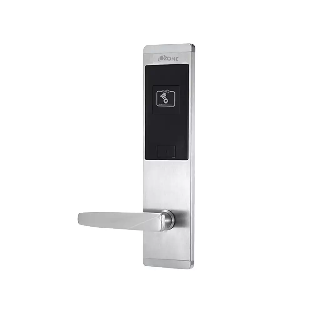 Ozone OZEL-RF-V9-666L-Std (Left) Smart Door Lock for Hotel, Silver (1 Year Warranty)