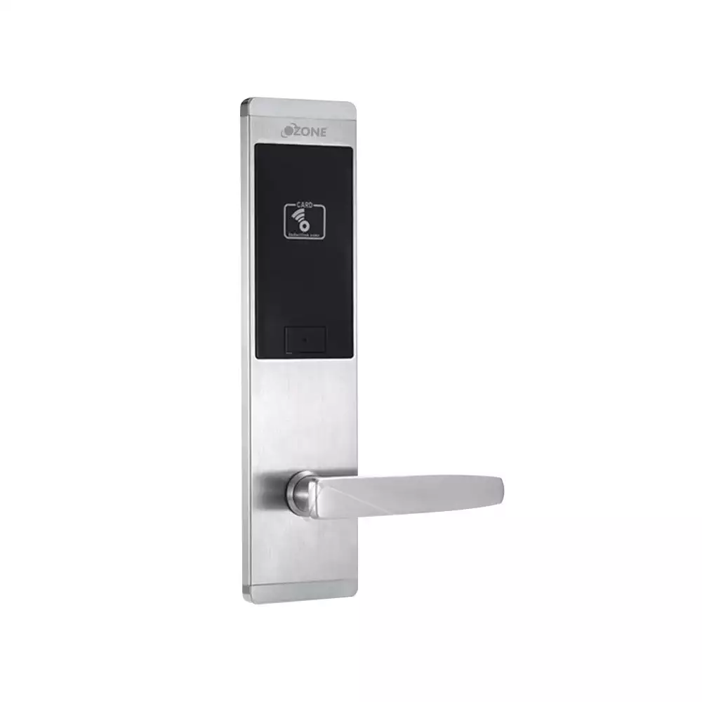 Ozone OZEL-RF-V9-666R-Std (Right) Smart Door Lock for Hotel, Silver (1 Year Warranty)