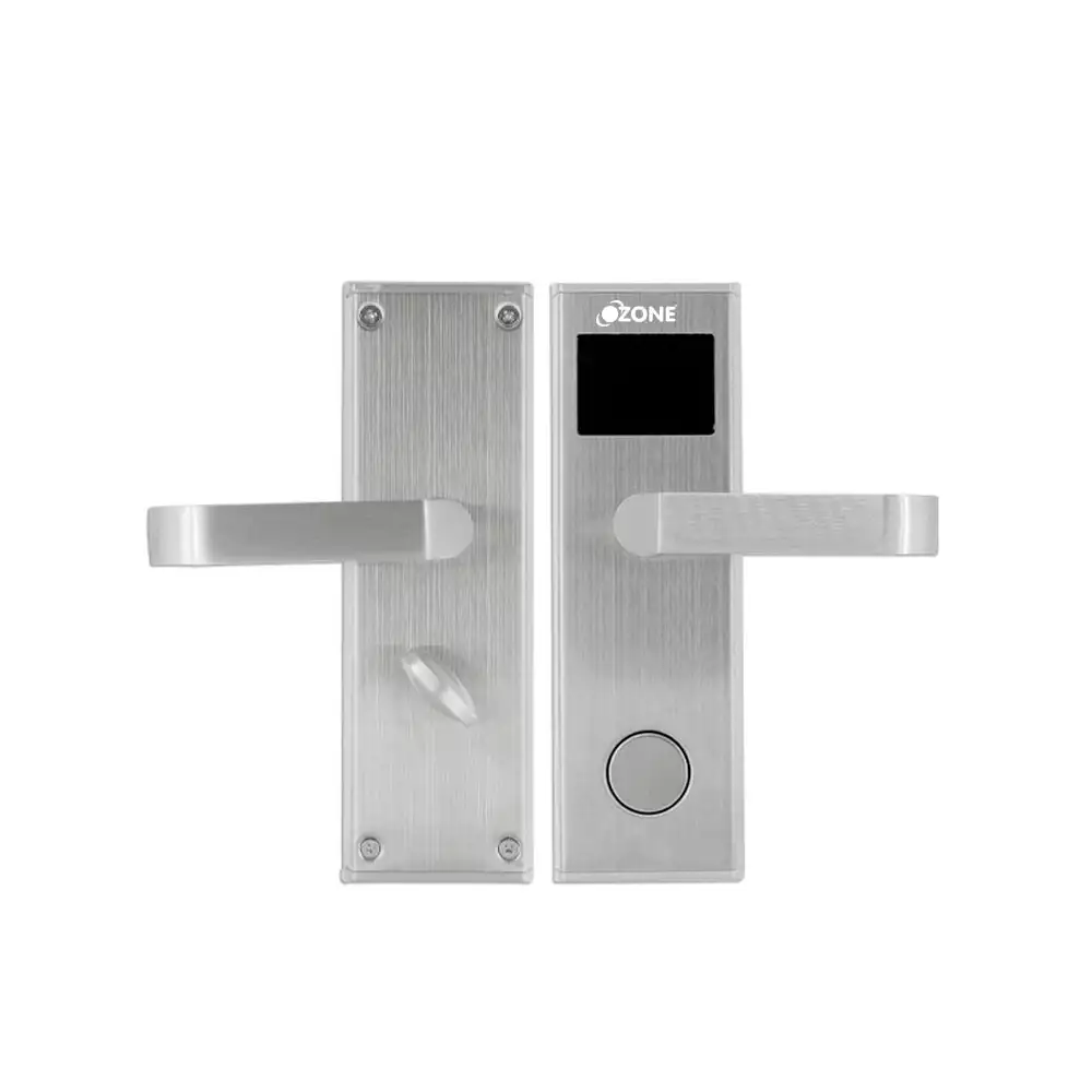 Ozone OZEL-RF-V9-777L-Std (Left) Smart Door Lock for Hotel, Silver (1 Year Warranty)