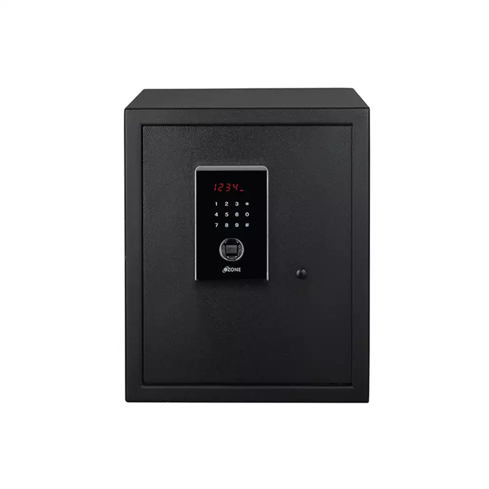 Ozone Safilo Bio 1 (40 Litre) Biometric Safe Locker For Home & Office With Fingerprint, Pincode Access, Black- 20.4 Kg (2 Year Warranty)