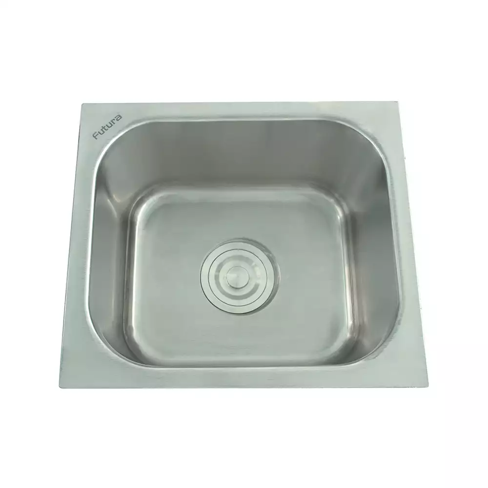 Futura Sinks Dura Single Bowl Square Series Kitchen Sink (16*14*7)