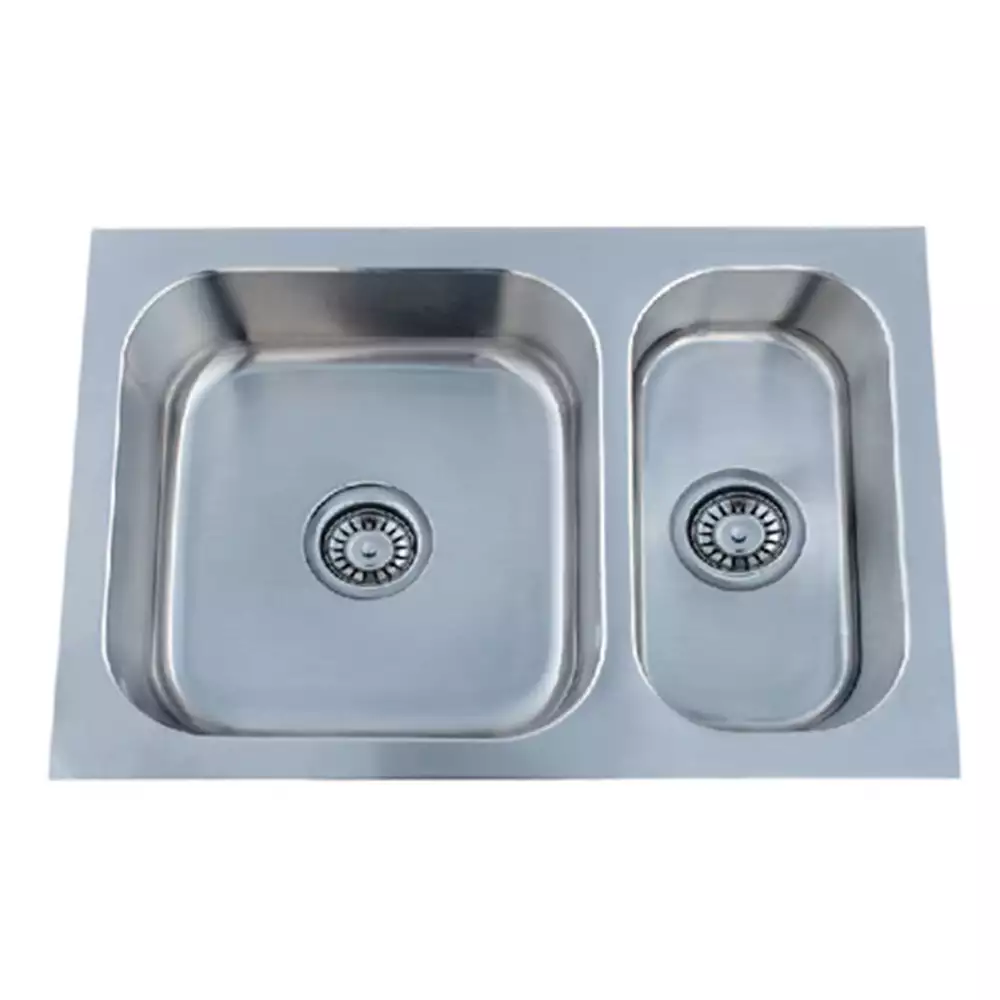 Futura Sinks Dura Single Bowl & Veg Bowl Kitchen Sink - (27*19)