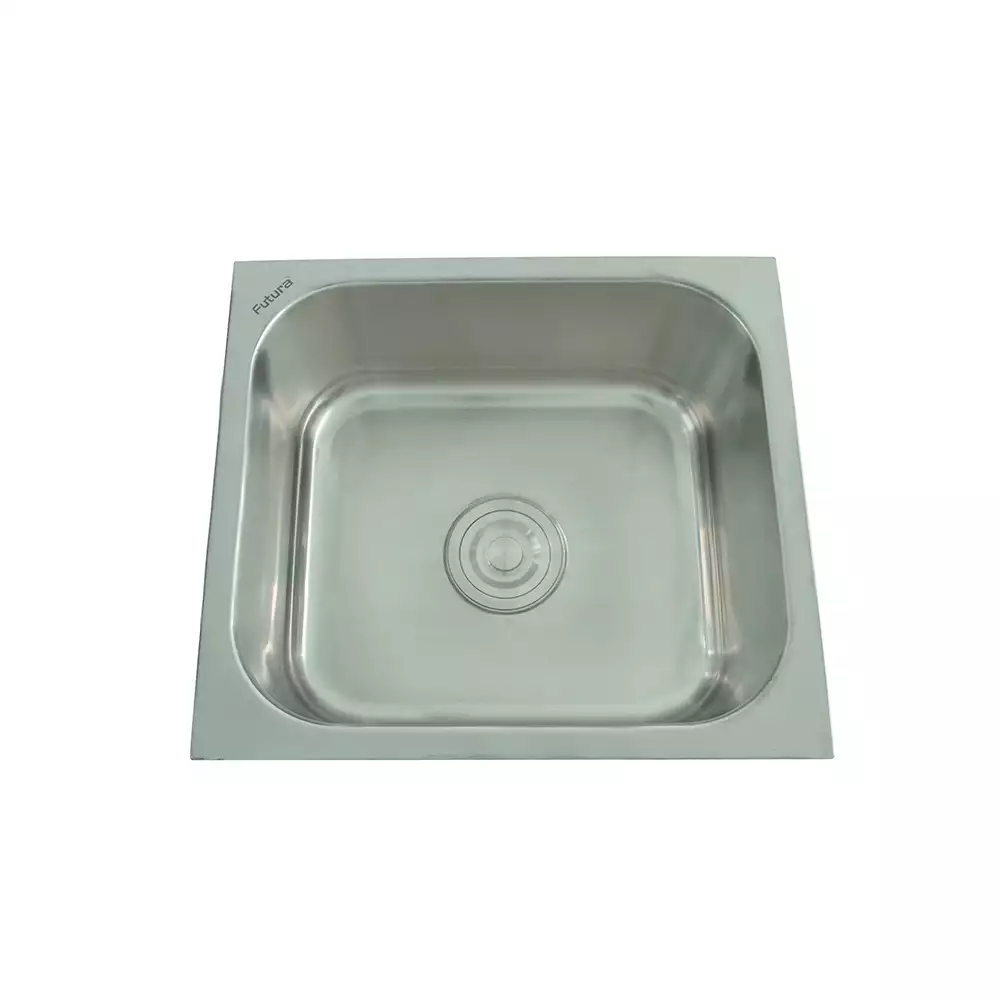 Futura Sinks Dura Single Bowl Square Series Kitchen Sink (18*16*8)