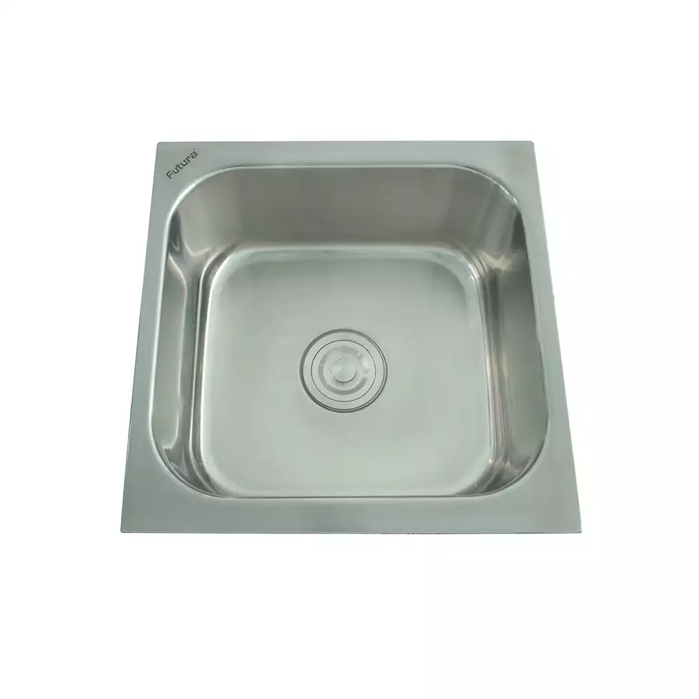 Futura Sinks Dura Single Bowl Square Series Kitchen Sink (18*18*8)