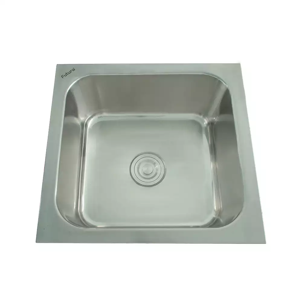 Futura Sinks Dura Single Bowl Square Series Kitchen Sink (21*20*8)