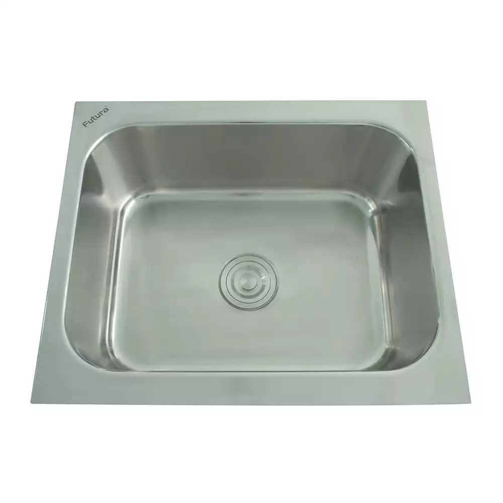 Futura Sinks Dura Single Bowl Square Series Kitchen Sink (24*20*8)