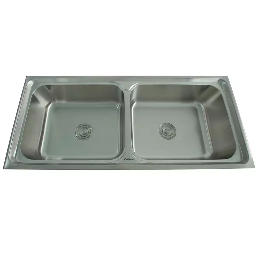 Futura Sinks Dura Double Bowl Kitchen Sink (45*20)