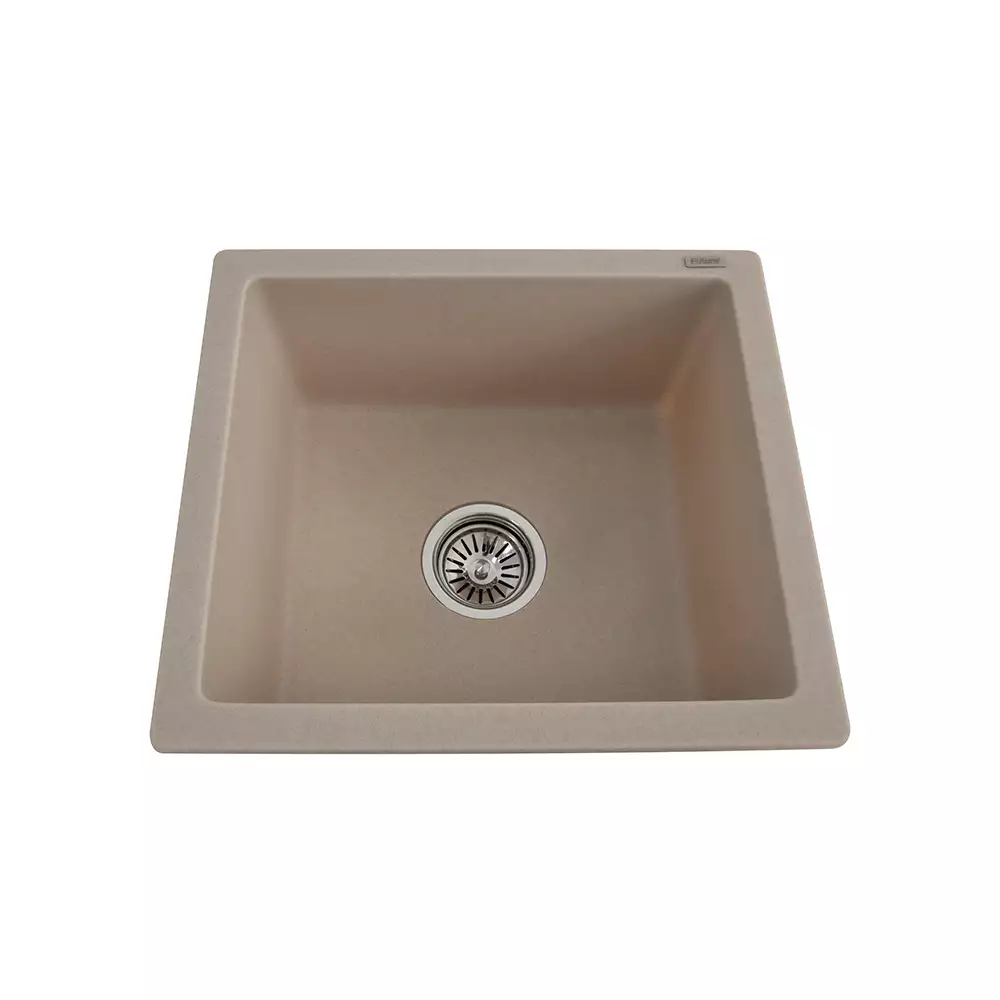 Futura Sinks Natural Quartz Series Kitchen Sink FS 1816 NQ Wheat