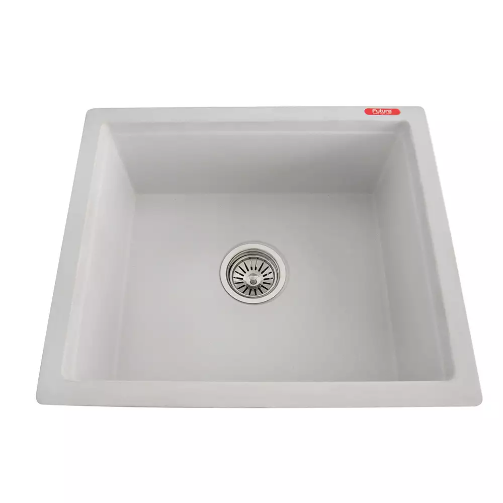 Futura Sinks Natural Quartz Series Kitchen Sink FS 2118 NQ White