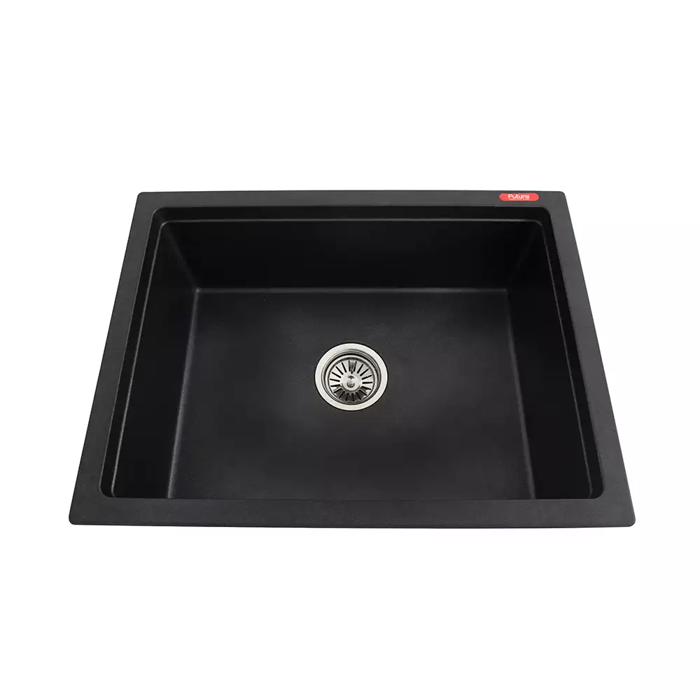 Futura Sinks Natural Quartz Series Kitchen Sink FS 2418 NQ Black