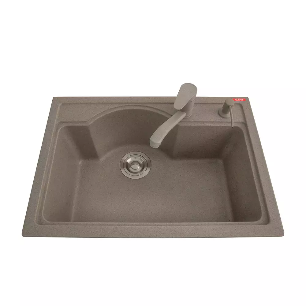 Futura Sinks Natural Quartz Designer Series Kitchen Sink FS 2618 NQ GREY