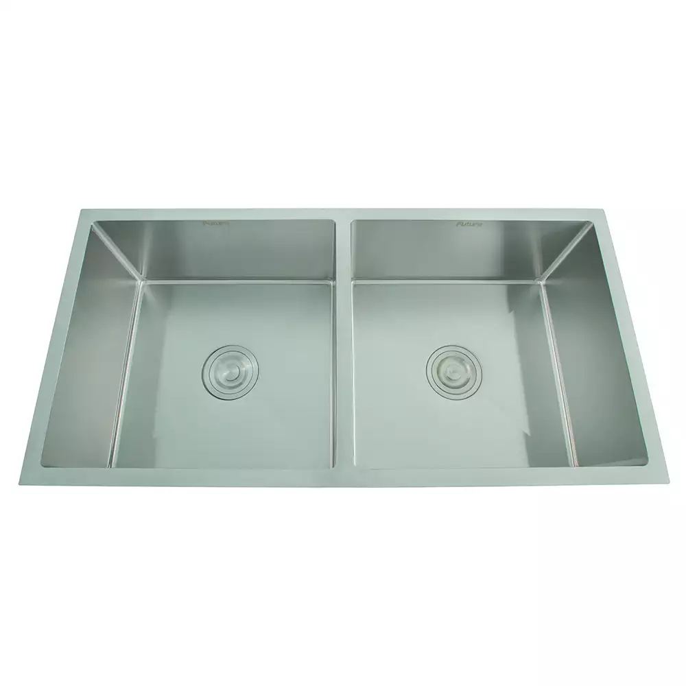 Futura Sinks Hand Carved Series Kitchen Sink FS 3618 DB HM