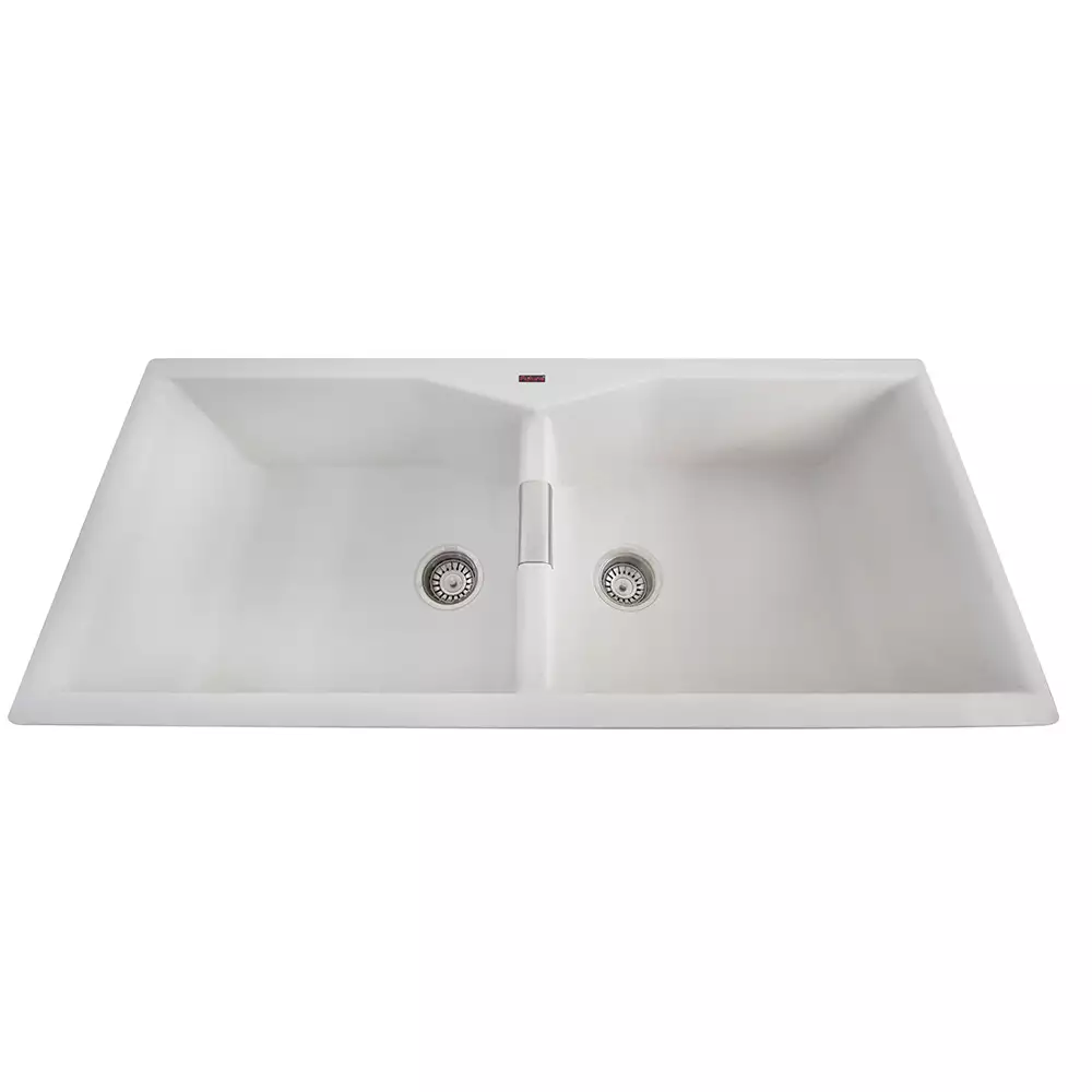 Futura Sinks Natural Quartz Series Kitchen Sink FS 4520 NQ White