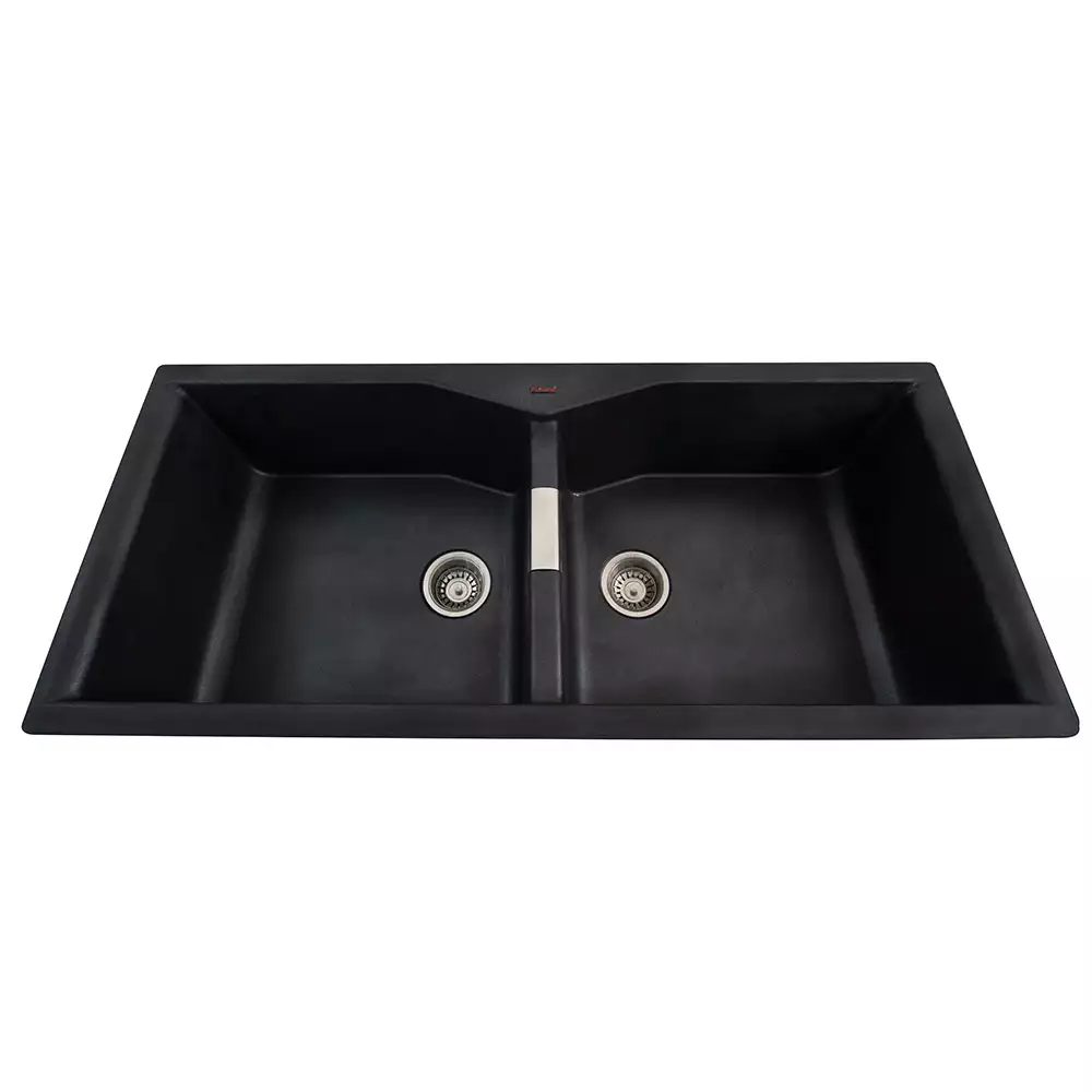 Futura Sinks Natural Quartz Series Kitchen Sink FS 4520 NQ Black