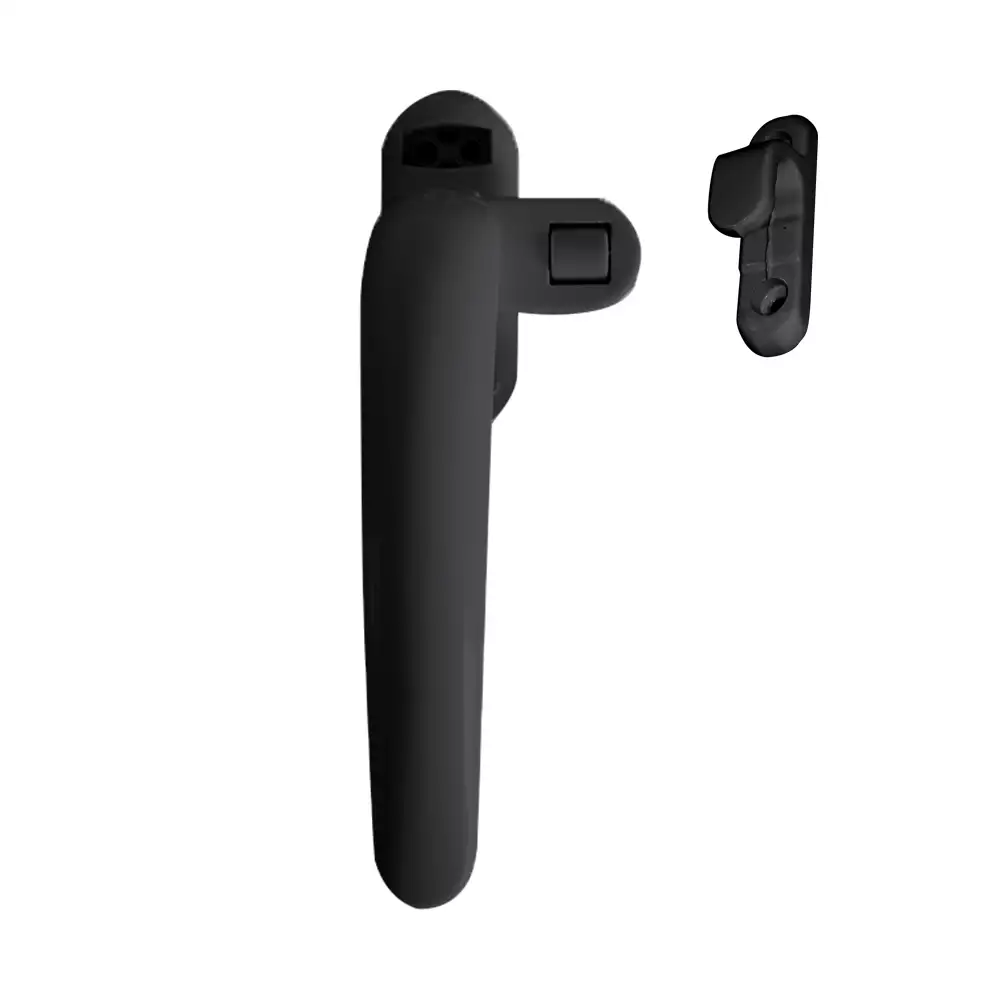 Handle for Aluminium Casement Windows - McCoy Bullet SPLH - Left (Black) - McCoy 8M