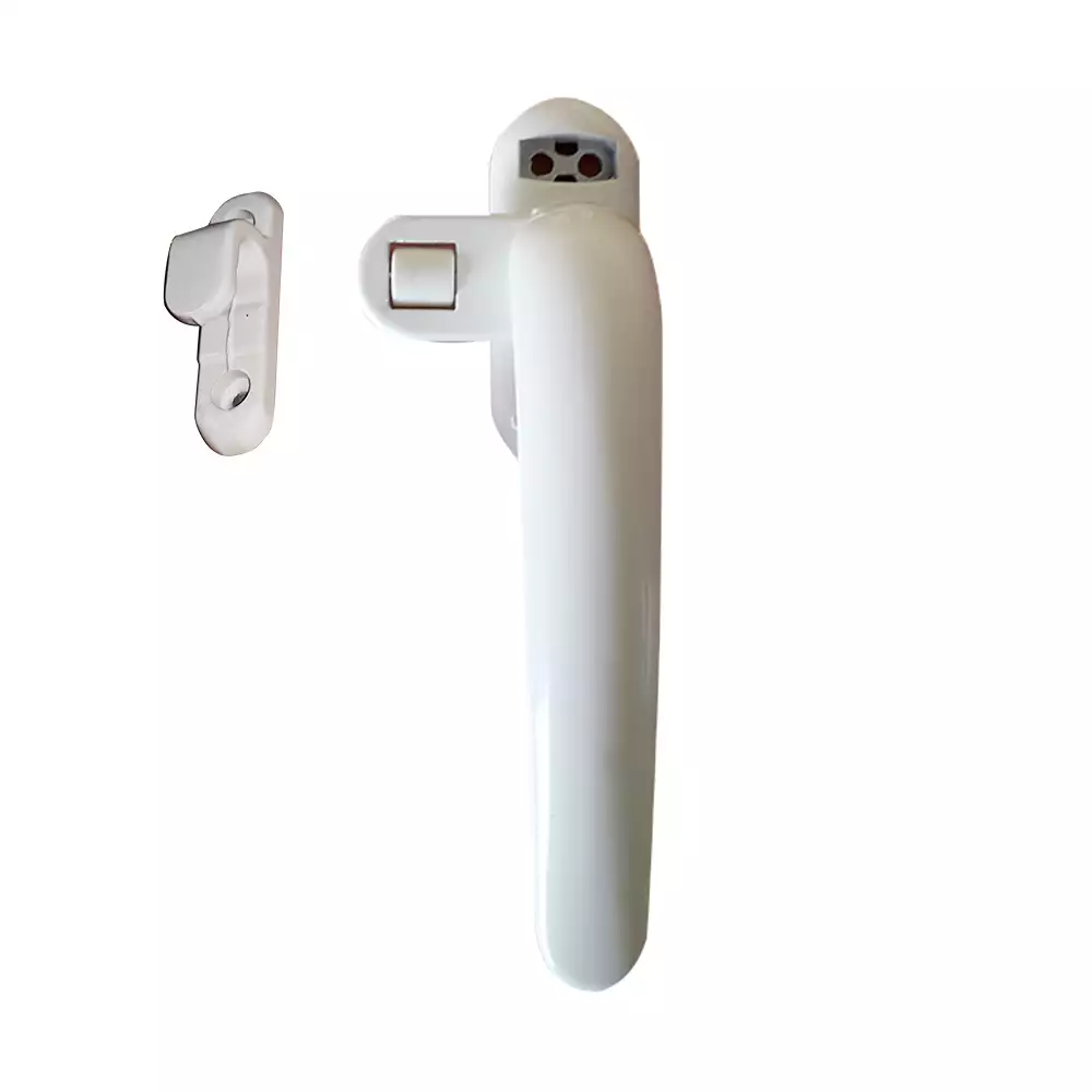 Handle for Aluminium Casement Windows - McCoy Bullet SPLH - Right (White) - McCoy 8M