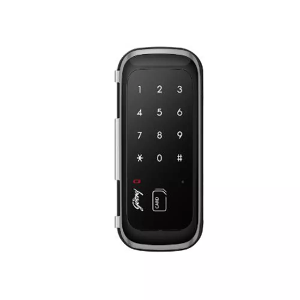 Godrej Advantis Crystal Smart Door Lock for Office with Pin & RFID Access, Black (1 Year Warranty)