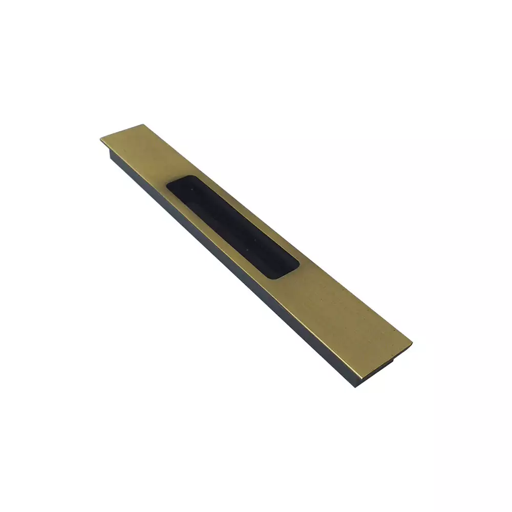 Tunes DP-10001 Concealed Sliding Handle (Antique Brass / Black) - 224 mm