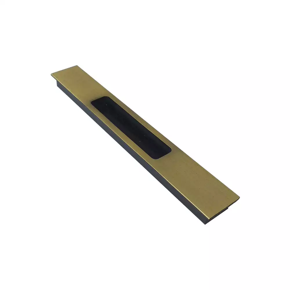 Tunes DP-10001 Concealed Sliding Handle (Antique Brass / Black) - 320 mm