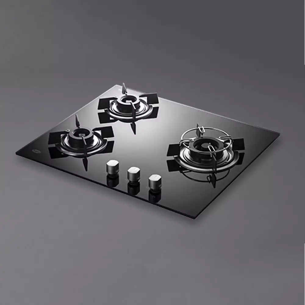 Kaff HBR 603 B Auto Ignition Built-in Hob (3 Powerful Brass Burners)