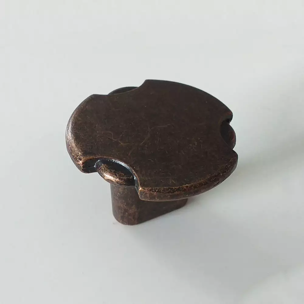 Tunes KN-10118 Drawer Knob (Antique Copper Dotted) 