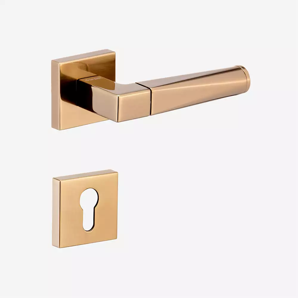 Dorset Farretto Argus Mortise On Rose Door Handle - Fume