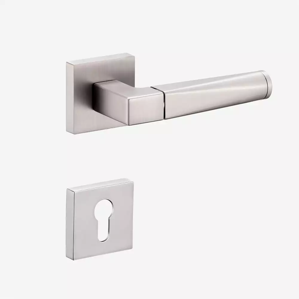 Dorset Farretto Argus Mortise On Rose Door Handle - Satin Matt