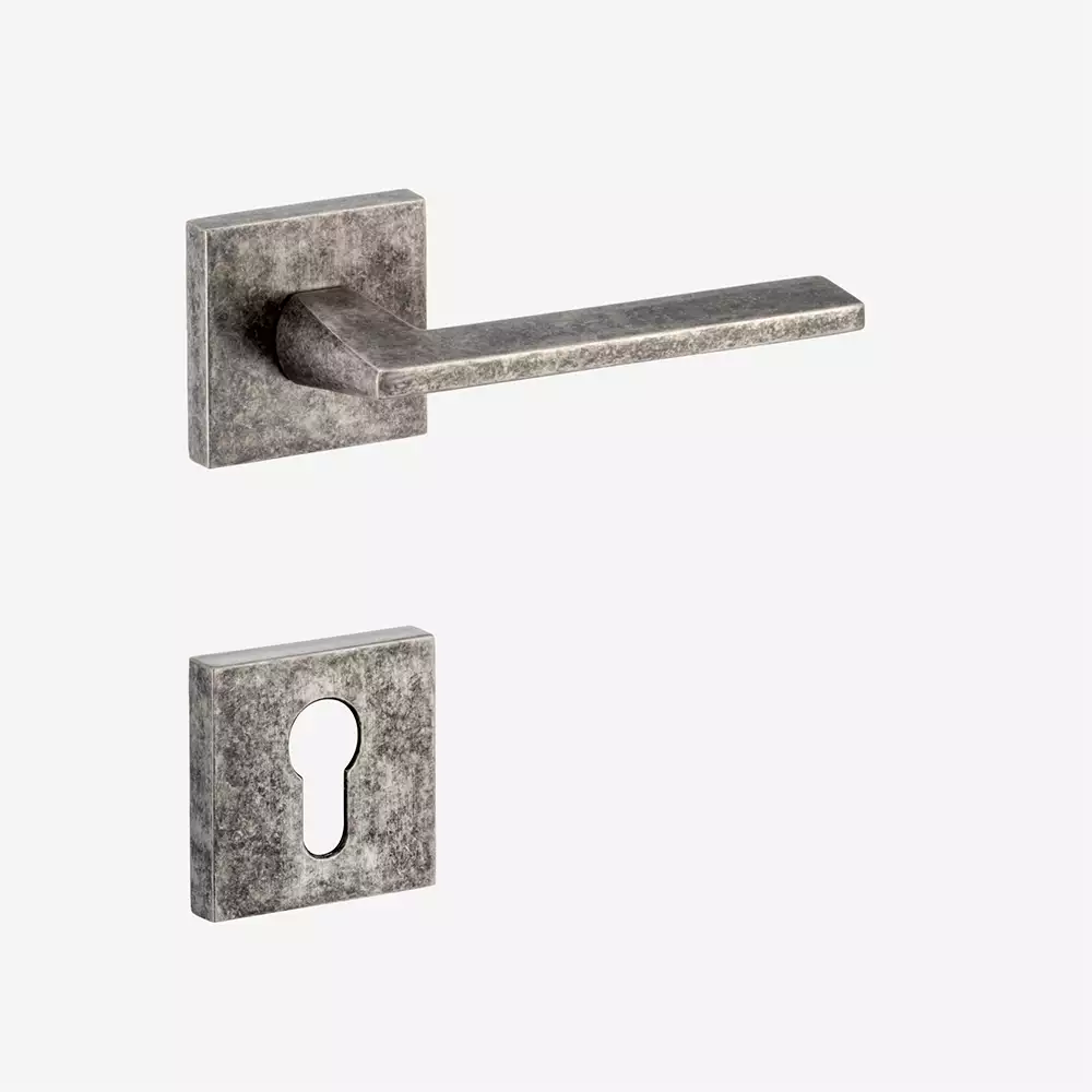 Dorset Farretto Atelier Mortise On Rose Door Handle - Cromoton