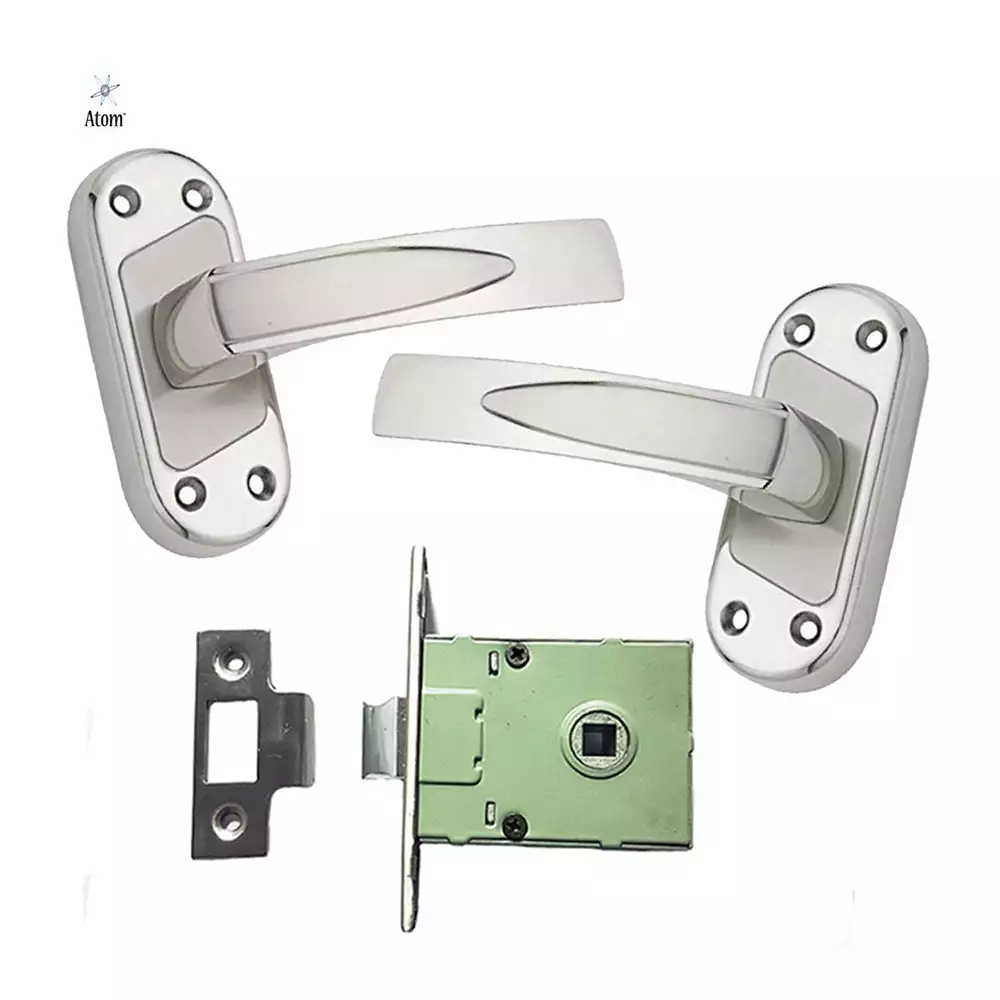 Atom Locks Atom Stainless Steel Teana Baby Latch Set, 5 Inches, Satin Finish