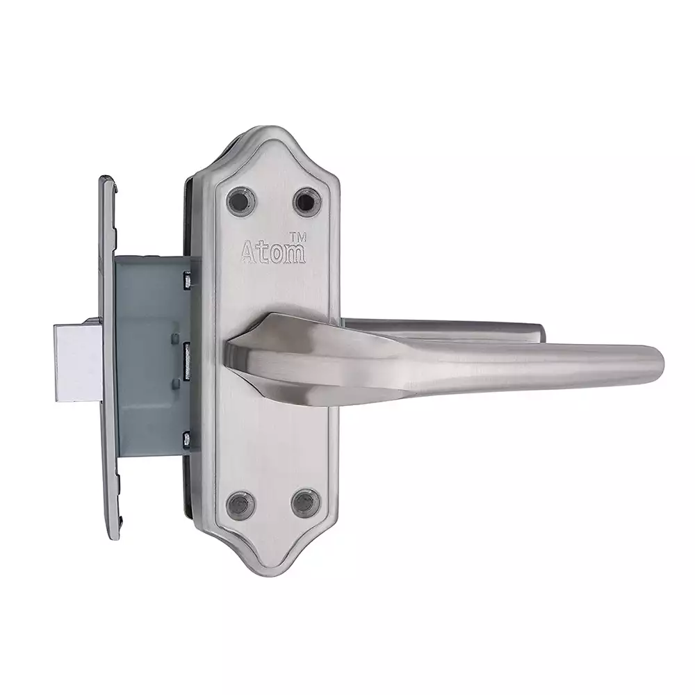 Atom Locks Mortise Door Handleset with Mortise Lock Skala B/L S.S. with Iron Latch