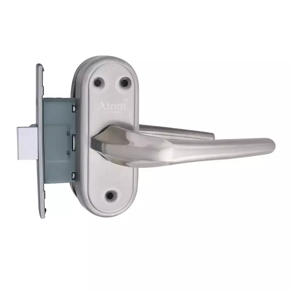 Atom Locks Mortise Door Handleset with Mortise Lock Orbit B/L S.S. with Iron Latch