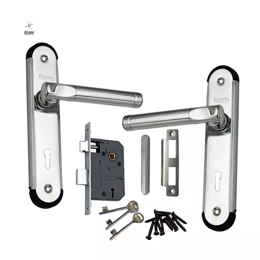 Atom Locks Lezend Double Action Mortise Door Handleset with Mortise Lock M.Z-1 Cp K.Y