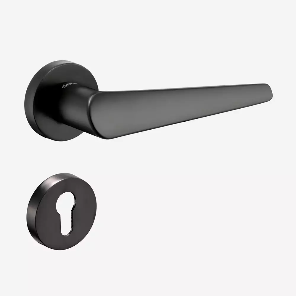 Dorset Celisa Premium Dust & Rust Resistance Rose Door Handle - 150 mm, Graphite Matt