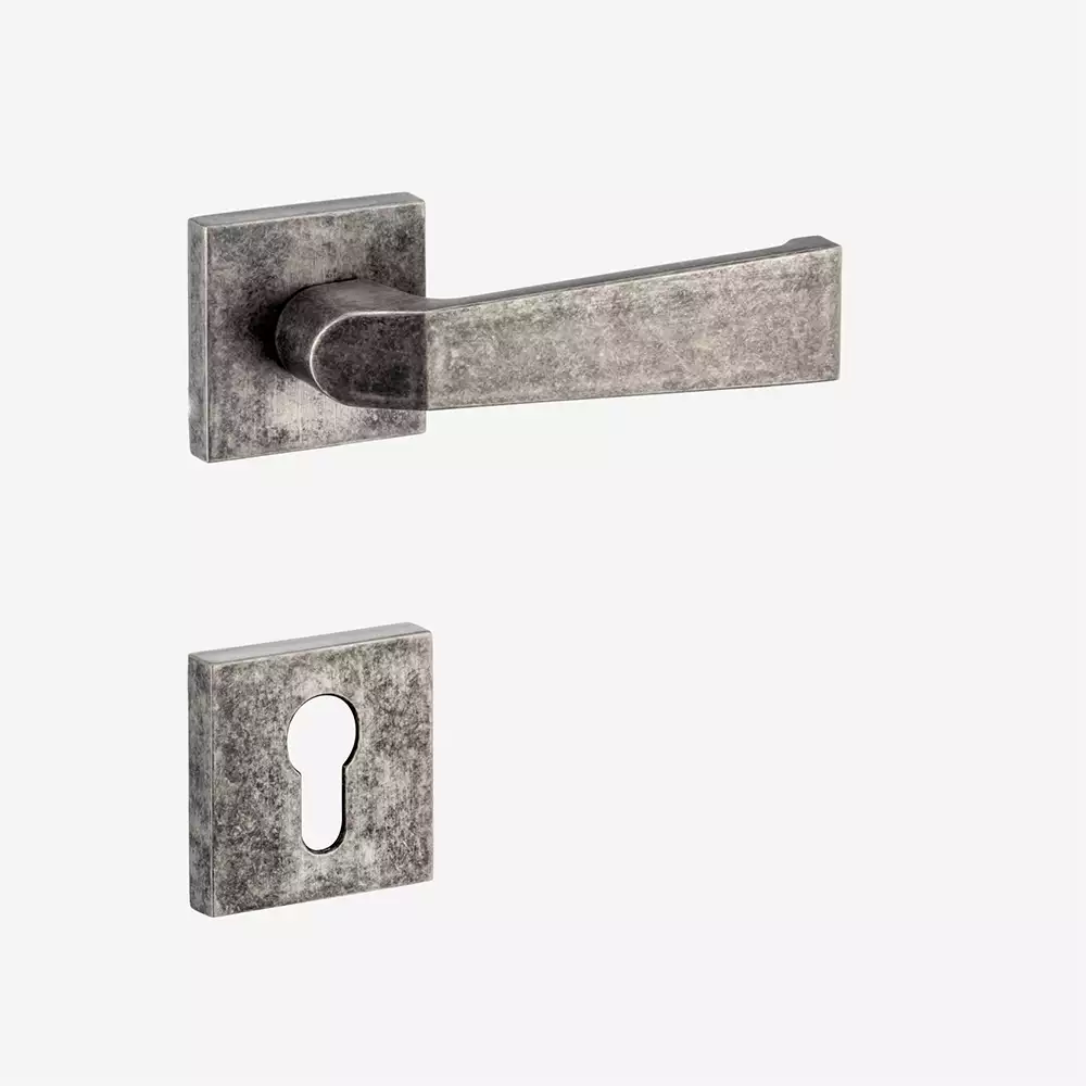 Dorset Farretto Krysta Mortise On Rose Door Handle - Cromoton