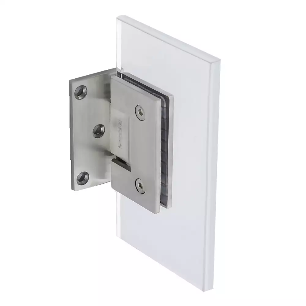 Arteza Shower Door Offset Hinge One Side Wall To Glass For 8 To 12 mm Glass, Satin Finish