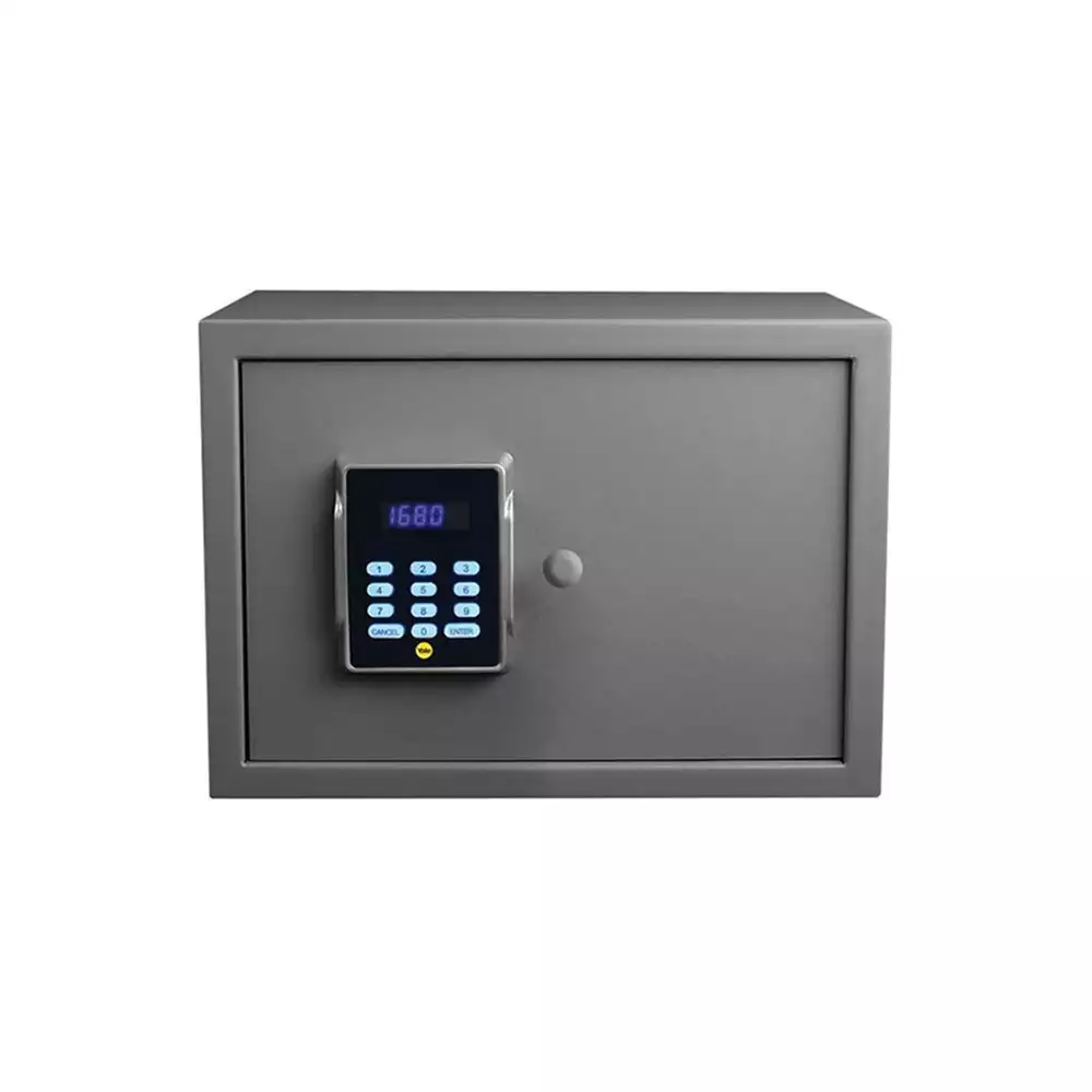 Yale YSPC-200 Cosmos Series Digital (8.8 Litre) Electronic Safe Locker For Home & Office With Pin Code & Key Access, Grey - 6.8 Kg (1 Year Warranty)