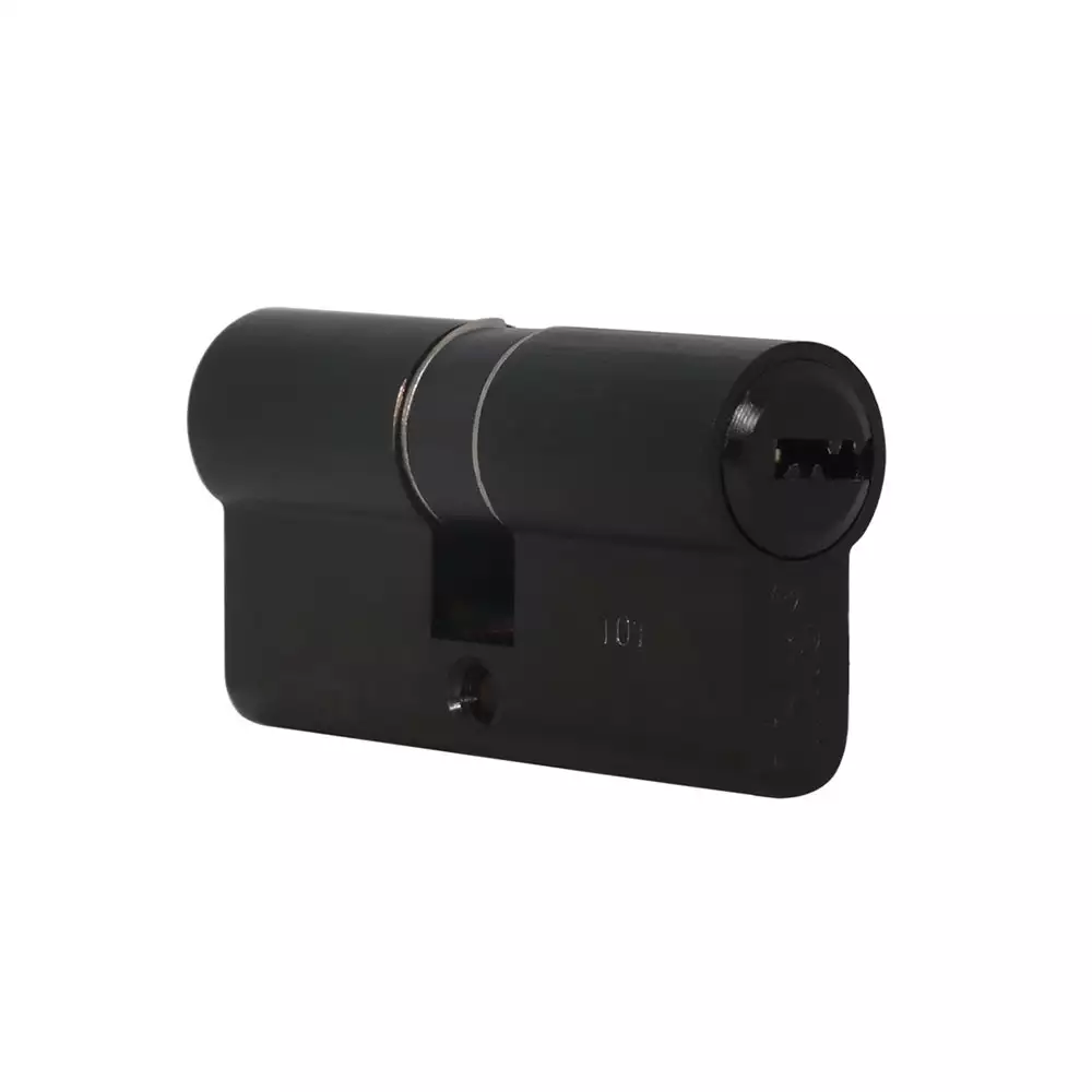 Yale Euro Profile Cylinder 60 mm, Bothside Key With Dimple Key, PVD Black Matt