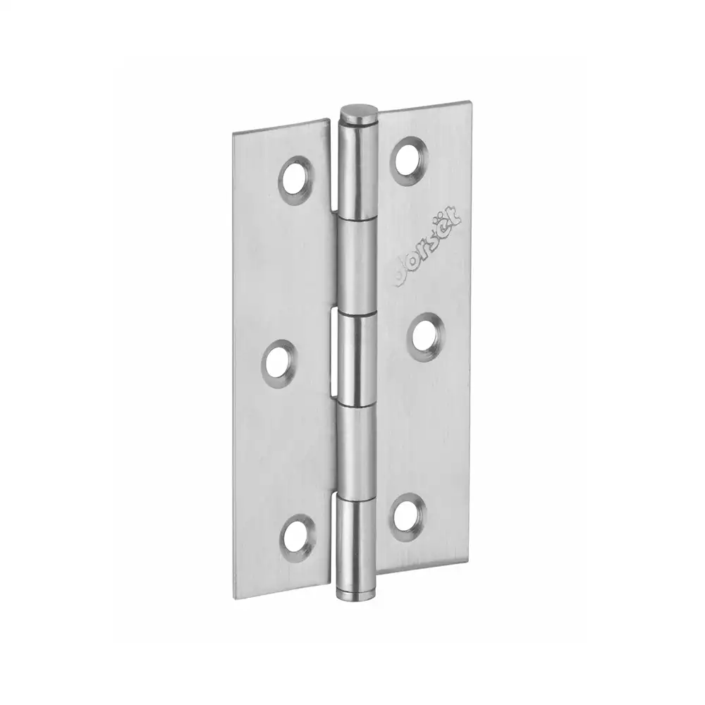 Dorset 3 Inch Pin Type Hinges- (L) 75 x (W) 48 x (H) 2.5 mm, Silver Satin