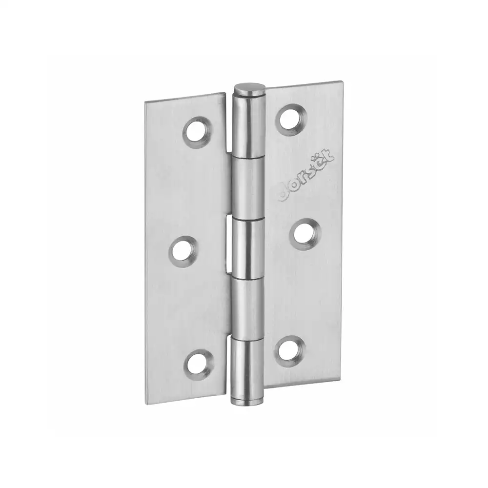 Dorset 4 Inch Pin Type Hinges- (L) 100 x (W) 58 x (H) 1.9 mm, Silver Satin