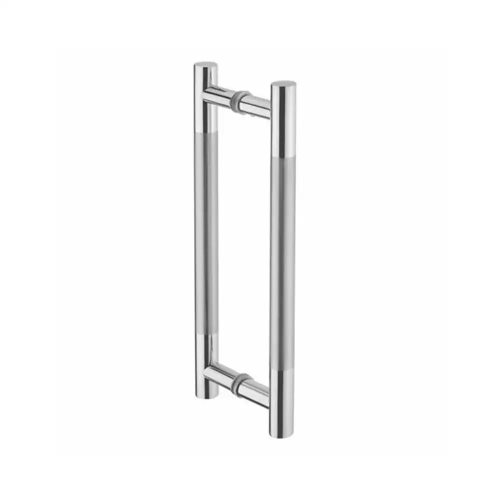 Eutorria H Type Glass Door Handle, 25x300mm PSS/SSS & C2C- 212mm, Tube thickness 1.2mm.                                    