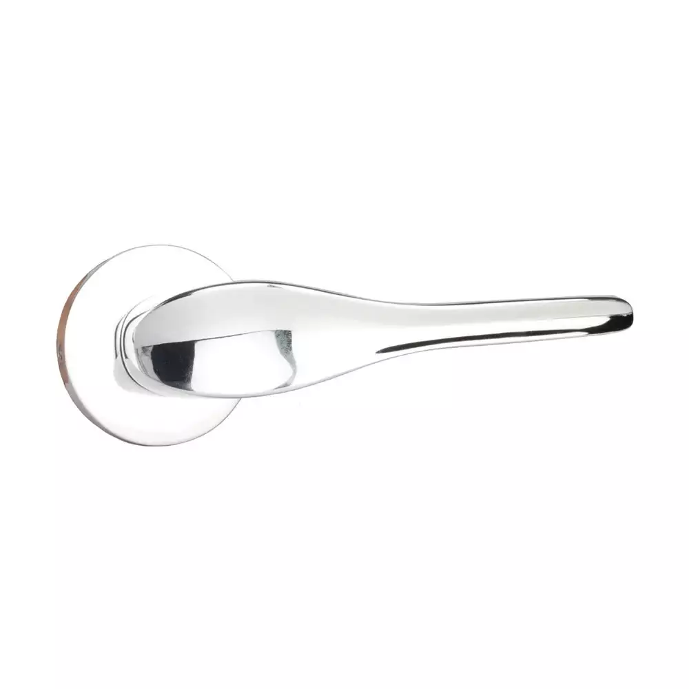 Yale YPBL-801-Solid Brass Lever Door Handle, Chrome Polish