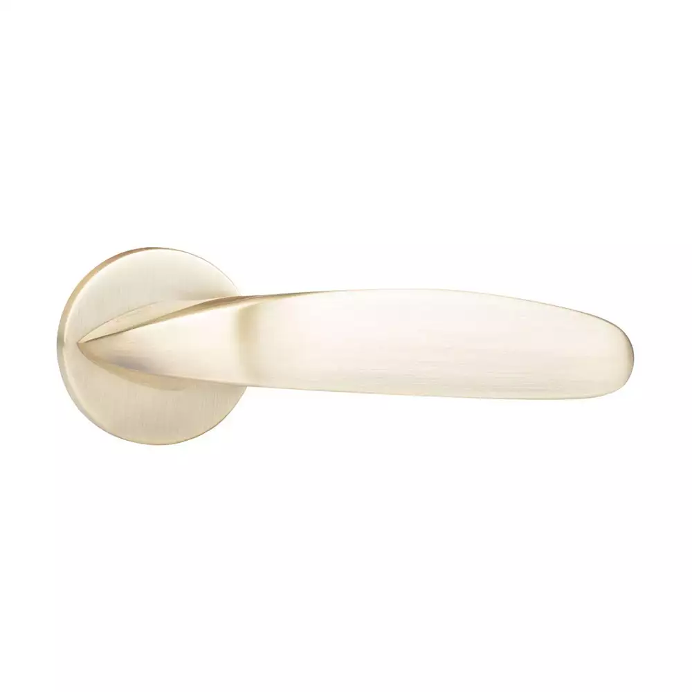 Yale YPBL-806 Solid Brass Lever Door Handle, Antique Brass