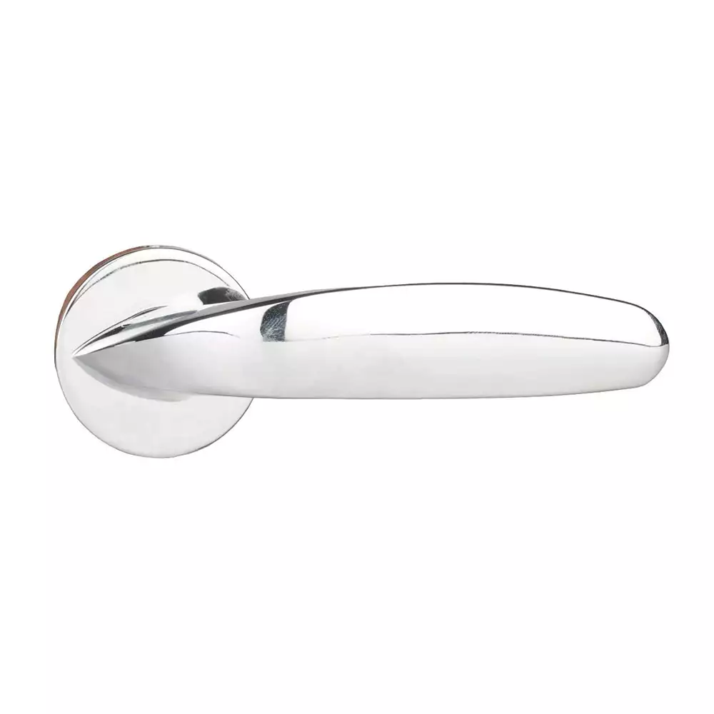 Yale YPBL-806 Solid Brass Lever Door Handle, Chrome Polished