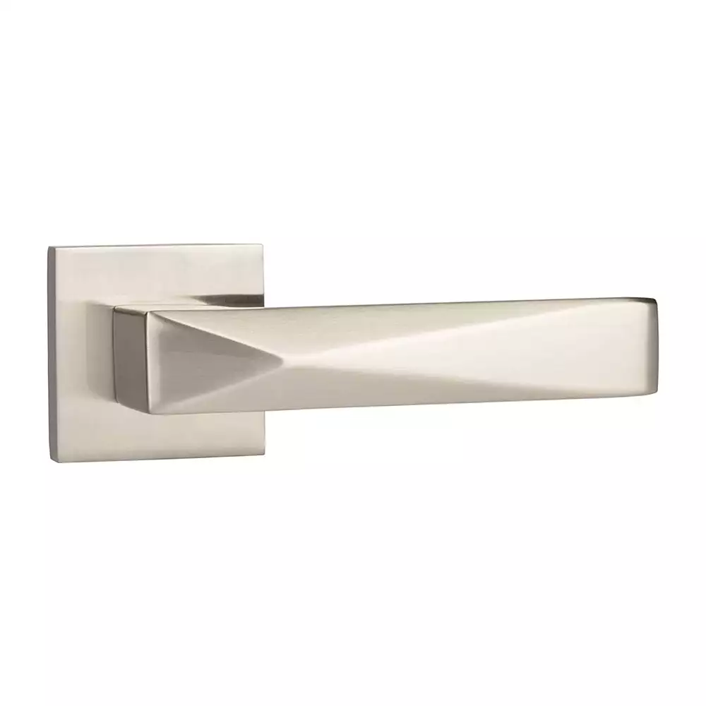 Yale YPBL-807 Solid Brass Lever Door Handle, Satin Steel