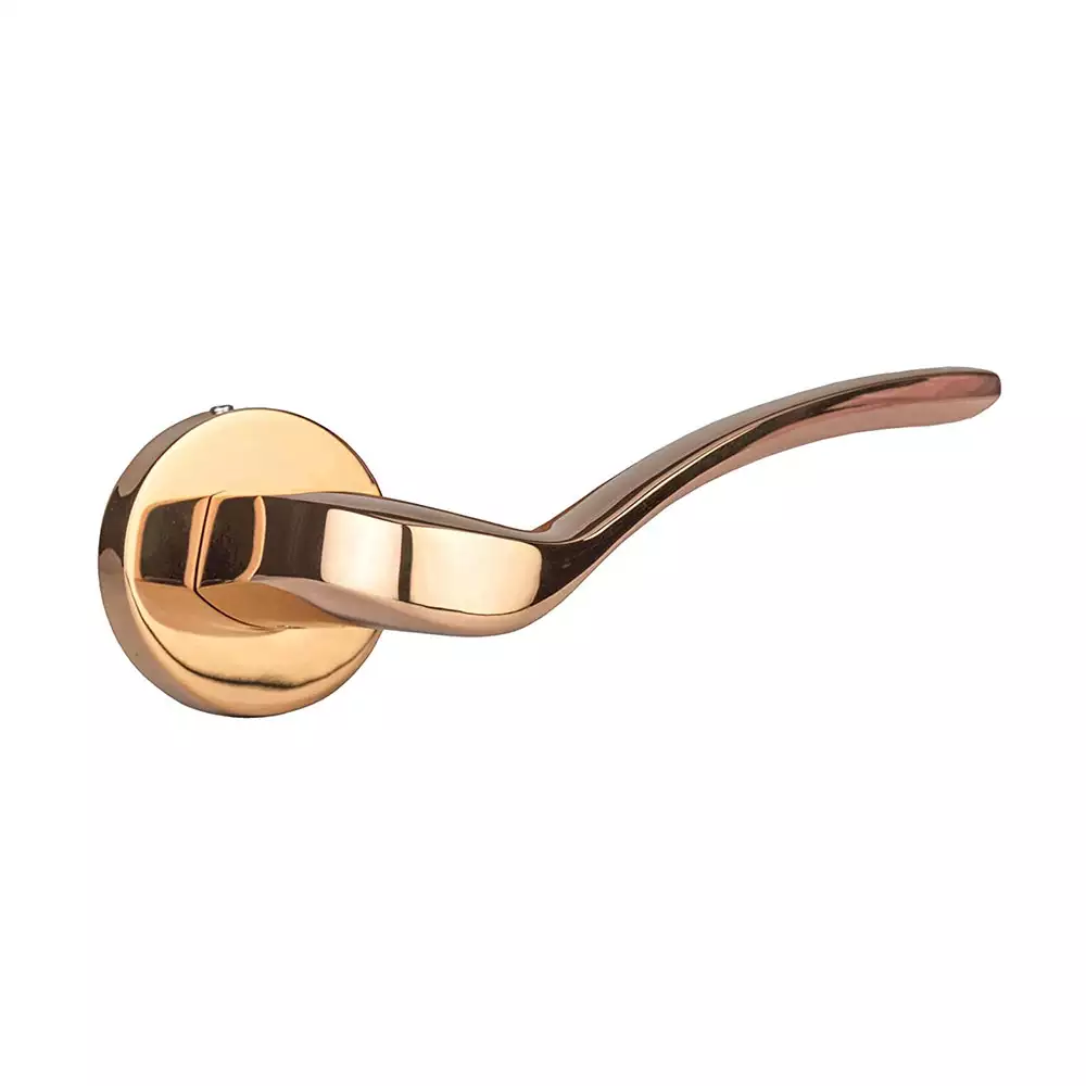 Yale YPVL 903 Premium PVD Brass Lever Door Handle, Rose Gold