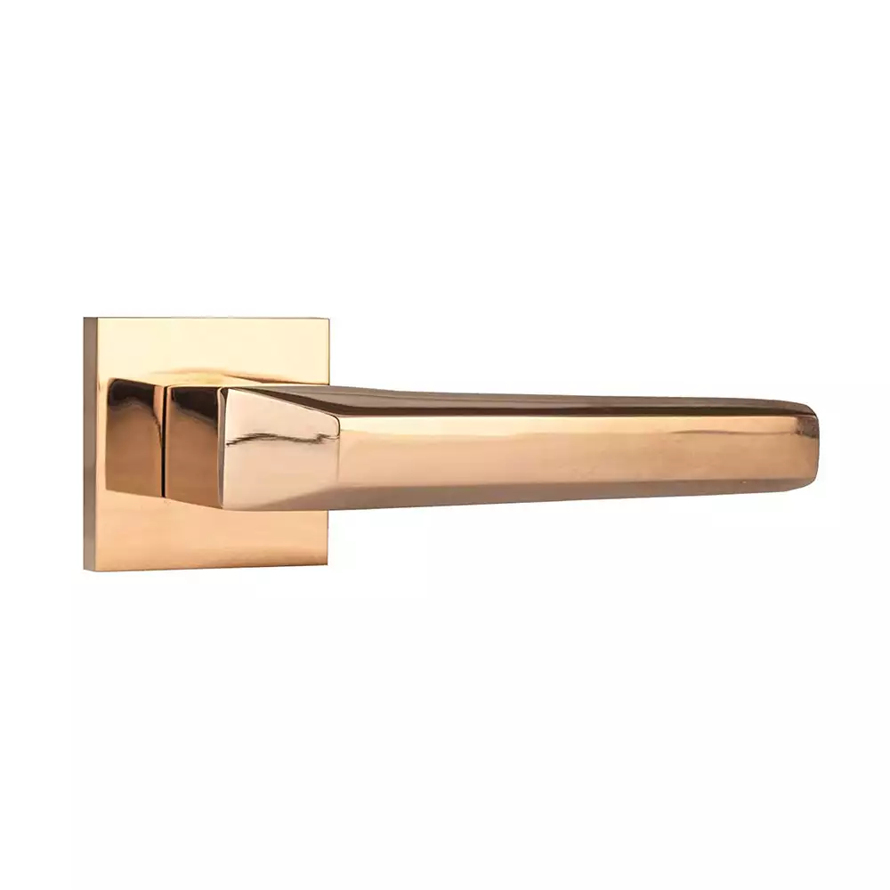 Yale YPVL 904 Premium PVD Brass Lever Door Handle, Rose Gold