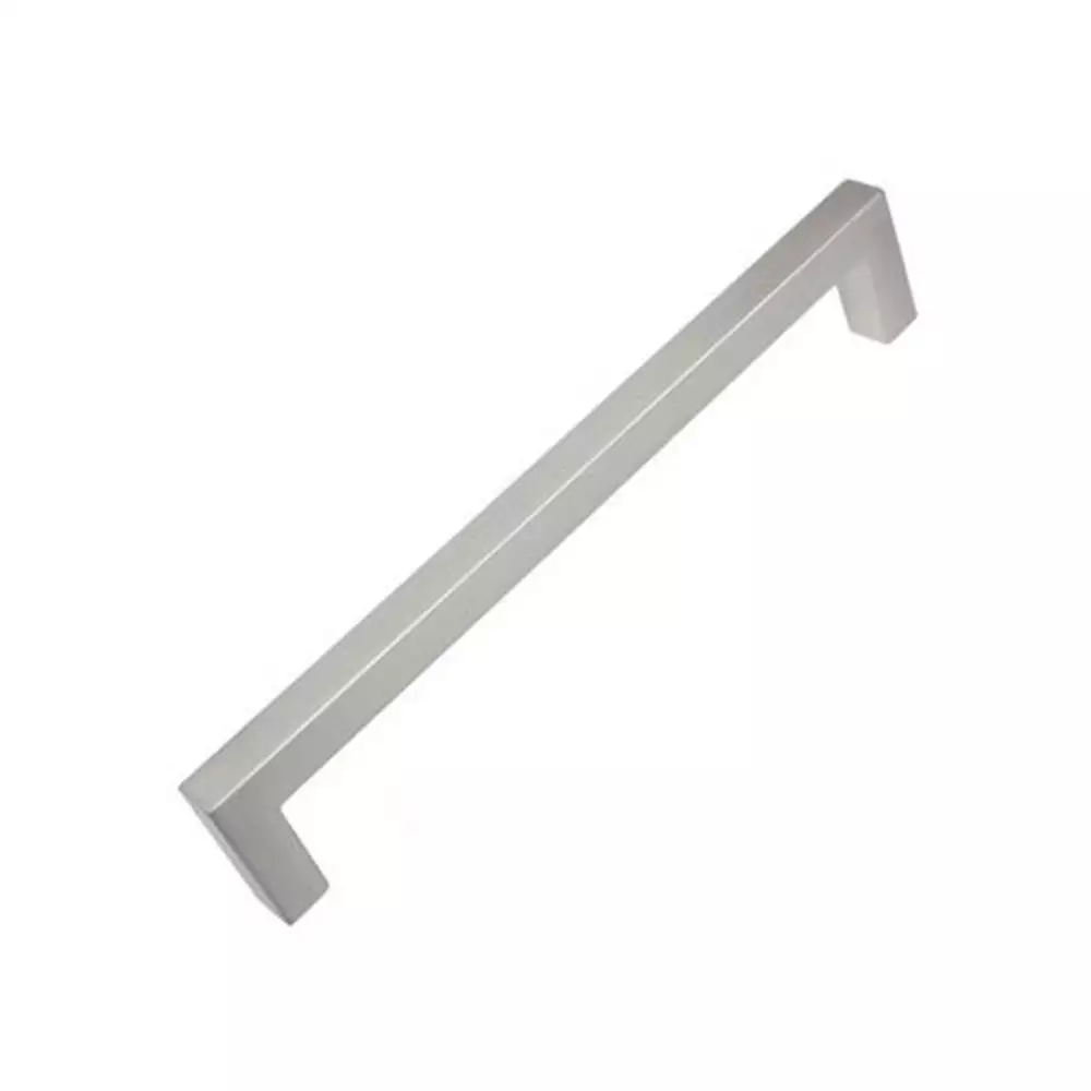 Dorhawk H Square L Cabinet Handle - Silver (8 Inch) by Full Decor