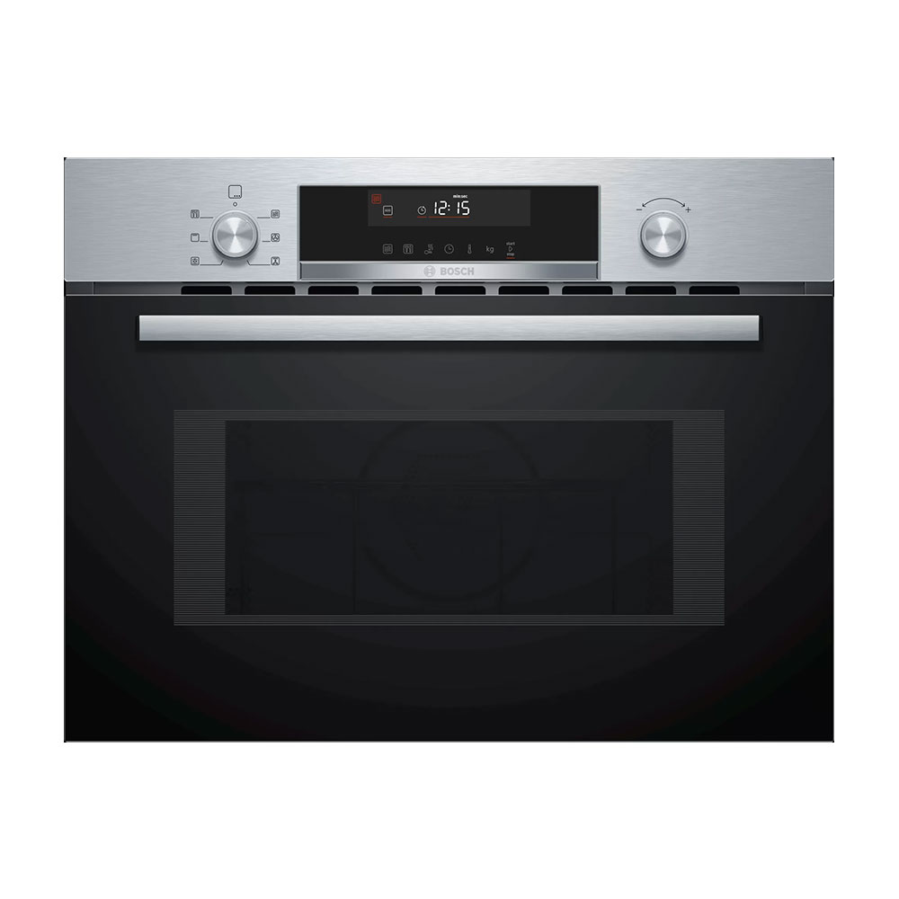 Bosch Serie-6 Rotary Knob Built-in Microwave With Convection, Capacity 44 L - (Silver & Black)